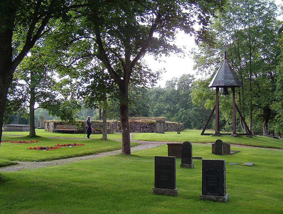 The church ruin of Lagmansered, in Västergötland. date Aug 2005