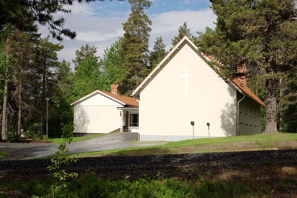 Kristineberg's church in Västerbotten County