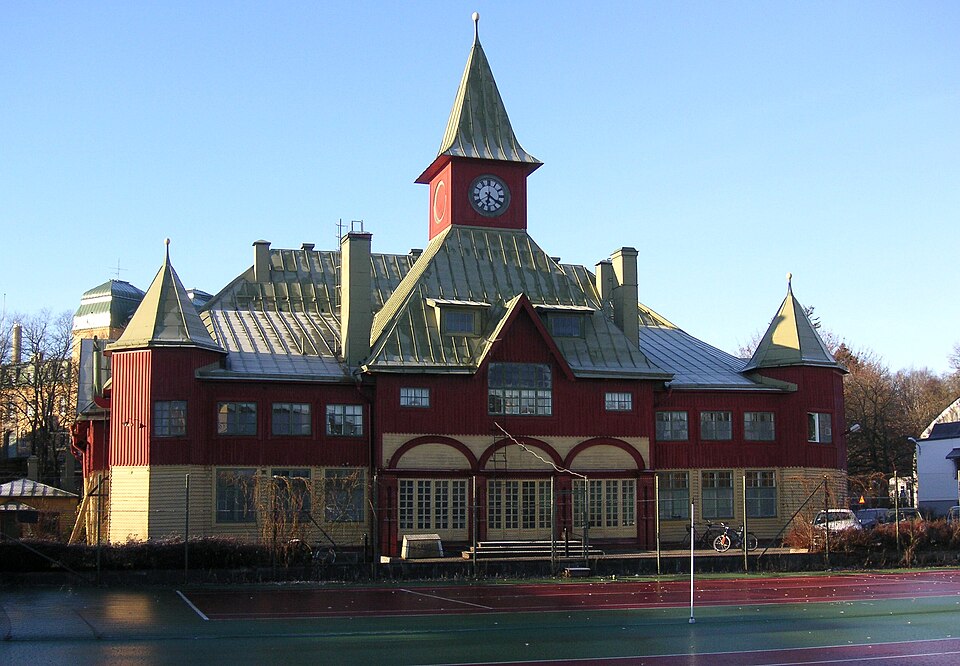 Liljekvist tennispaviljong på Djurgården.