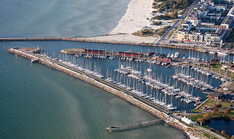 The Lomma marina north of Malmö, Sweden