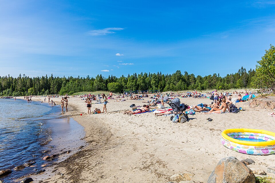 Bettnessand is a sea bath, som 20 km south from Umeå.