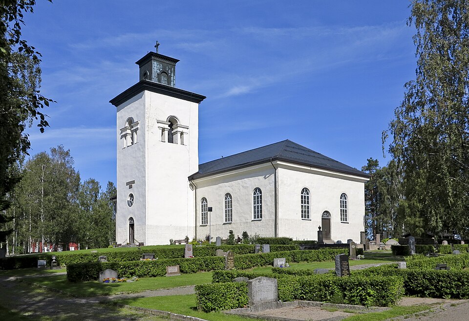 Överluleå church, Boden, Sweden. View