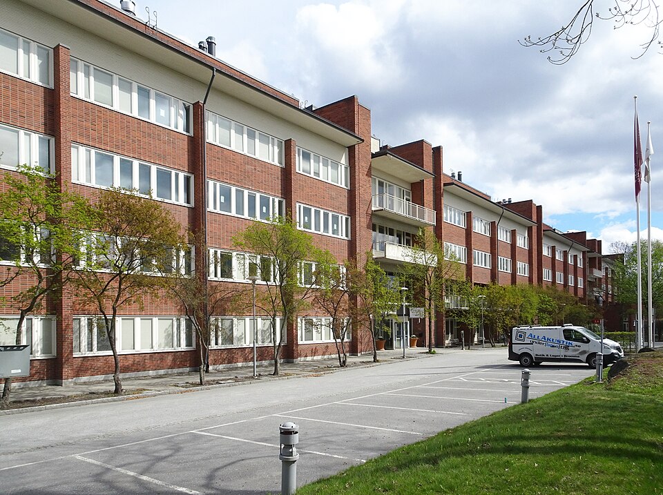 Scheelelaboratoriet, Campus Solna, byggår 1997, arkitekt Bjurström & Brodin