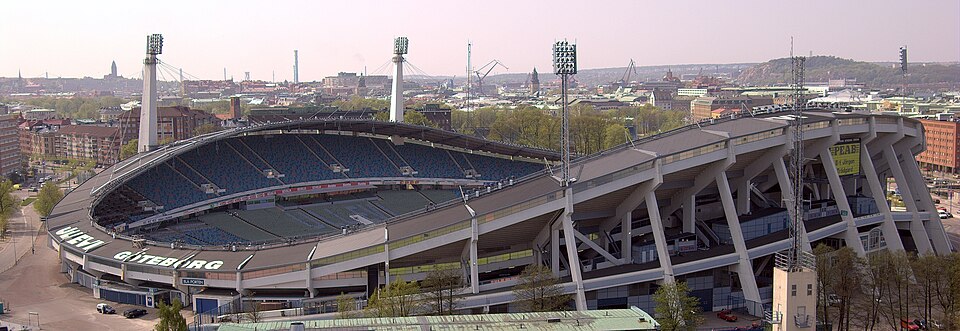 This is the stadium Ullevi (or more specifically Nya Ullevi, which translates literally to The new Ullevi). Location: Shot from the top of the Canon building in Gårda, Gothenburg, Sweden. Camera: Niko