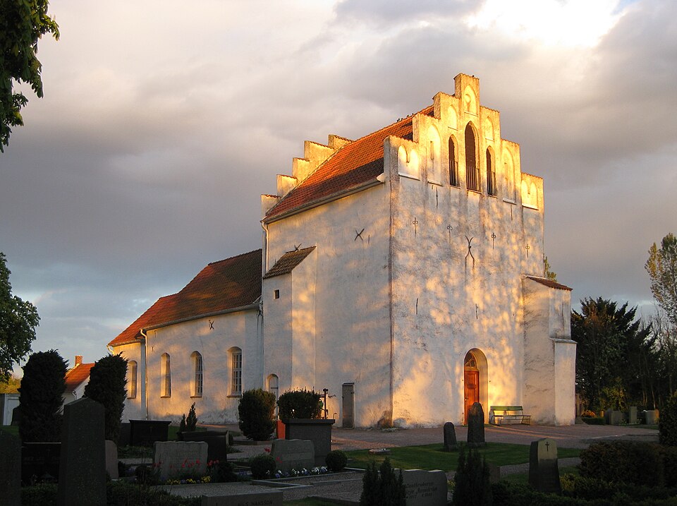 Hässlunda church in Skåne, Sweden