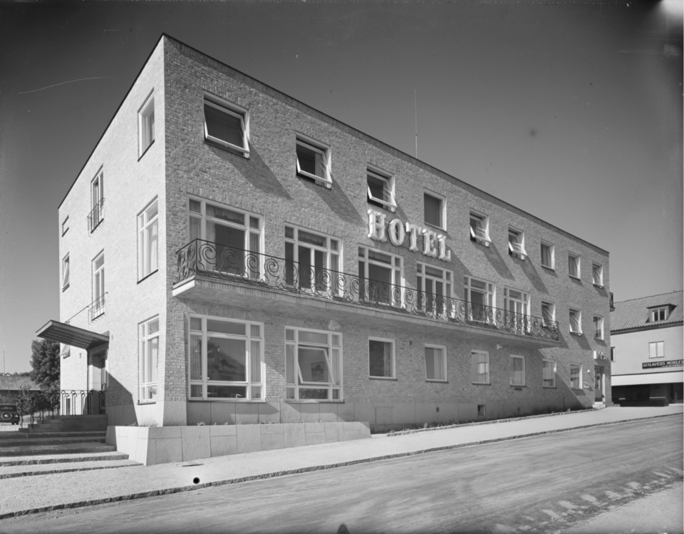 Hotel Nissastigen, Gislaved. Invigt 1946