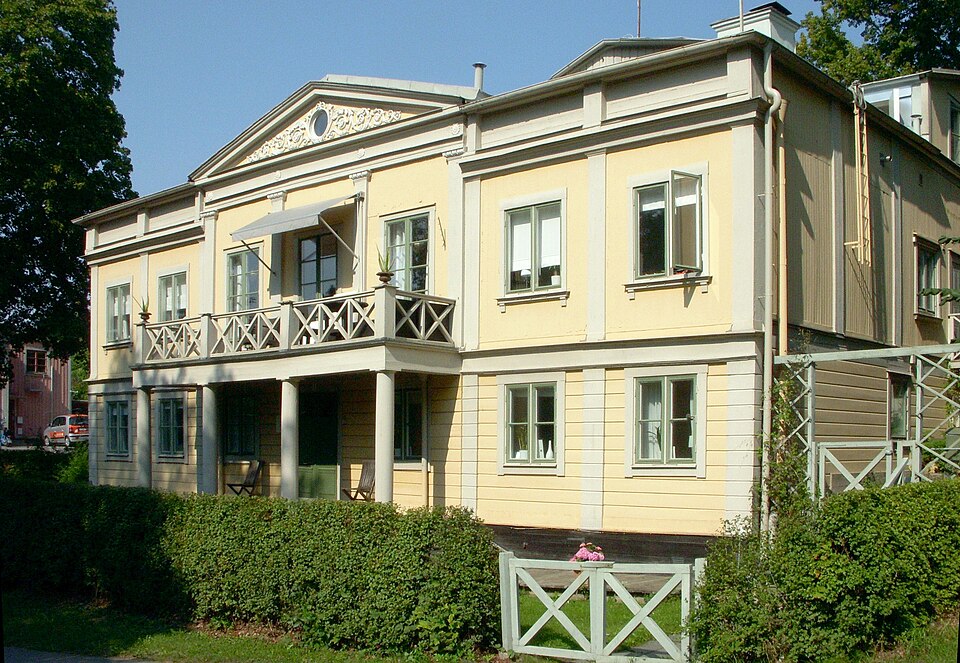 Elias Sehlstedts första hem på Sollidsbacken, Djurgården, Stockholm