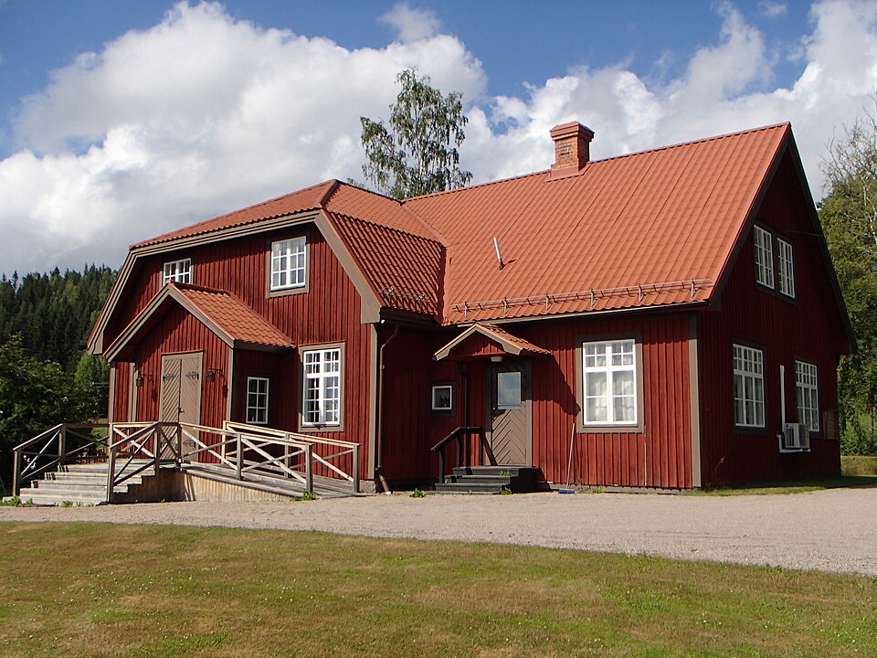 The chapel building of "Nordsjö kapell" at Nordsjö 3624 near Vallsta, Bollnäs Municipality