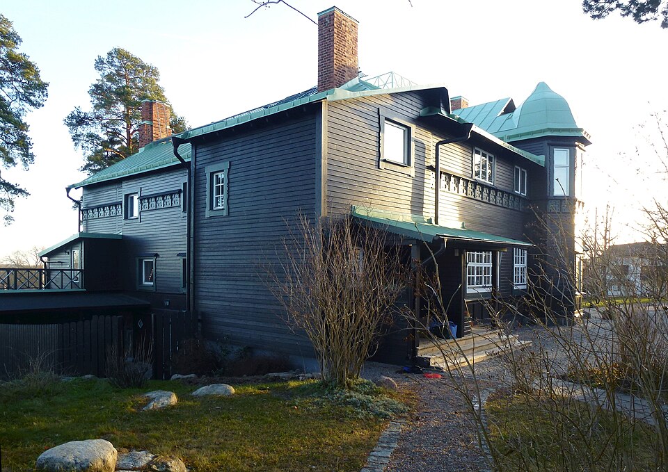 Villa Tallbacken, Slottsvägen 6B, arkitekt Ferdinand Boberg
