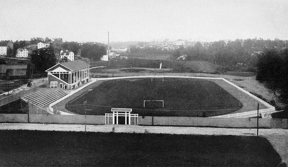General view of the Råsunda athletic grounds, Stockholm