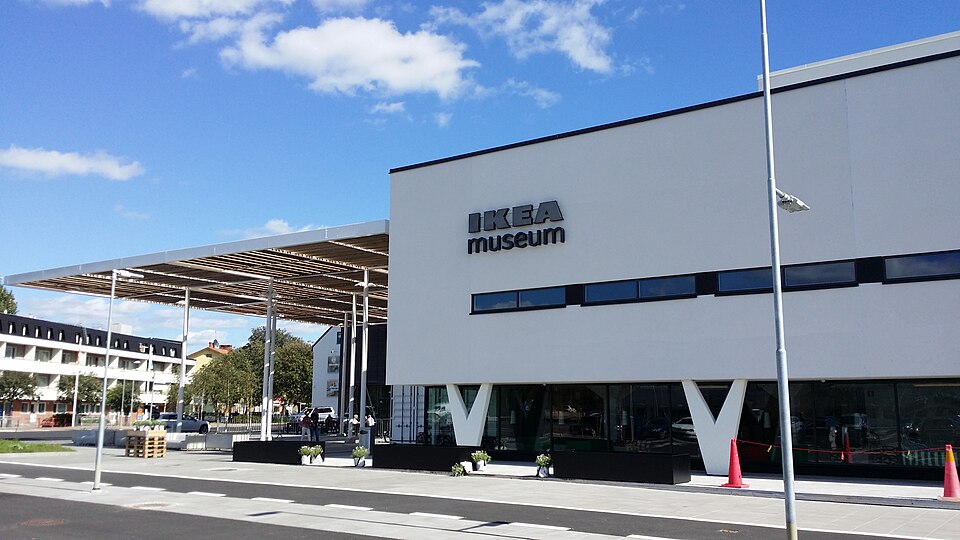 The IKEA Museum in Älmhult, Sweden.