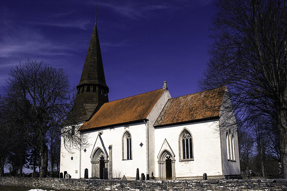 Igrexa de Hogrän, na illa sueca de Gotland.