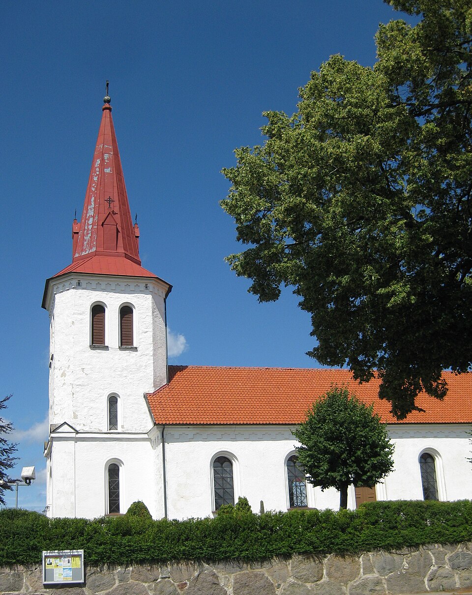Rörum church in Simrishamn municipality, Scania, Sweden