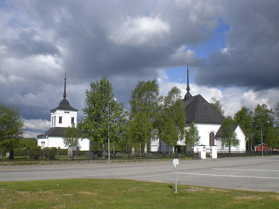 Nysätra church in Ånäset in Robertsfors Municipality