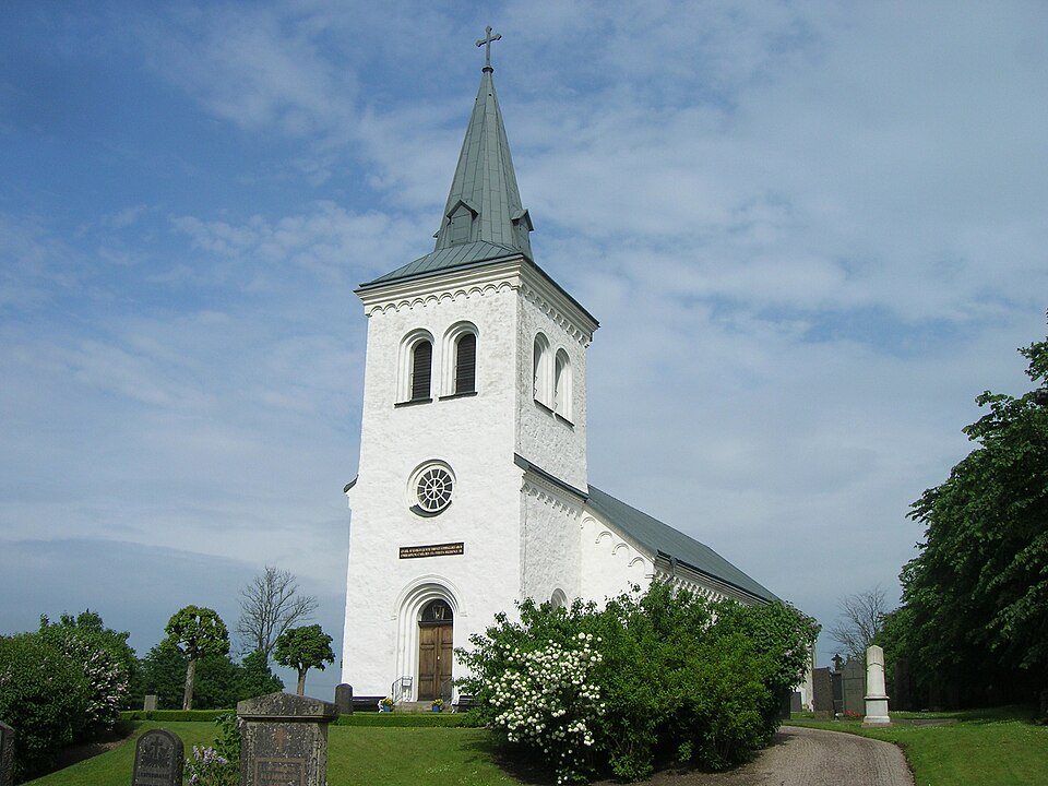 Östra Kärrstorp Church, Sjöbo Municipality, Scania, Diocese of Lund, Sweden.