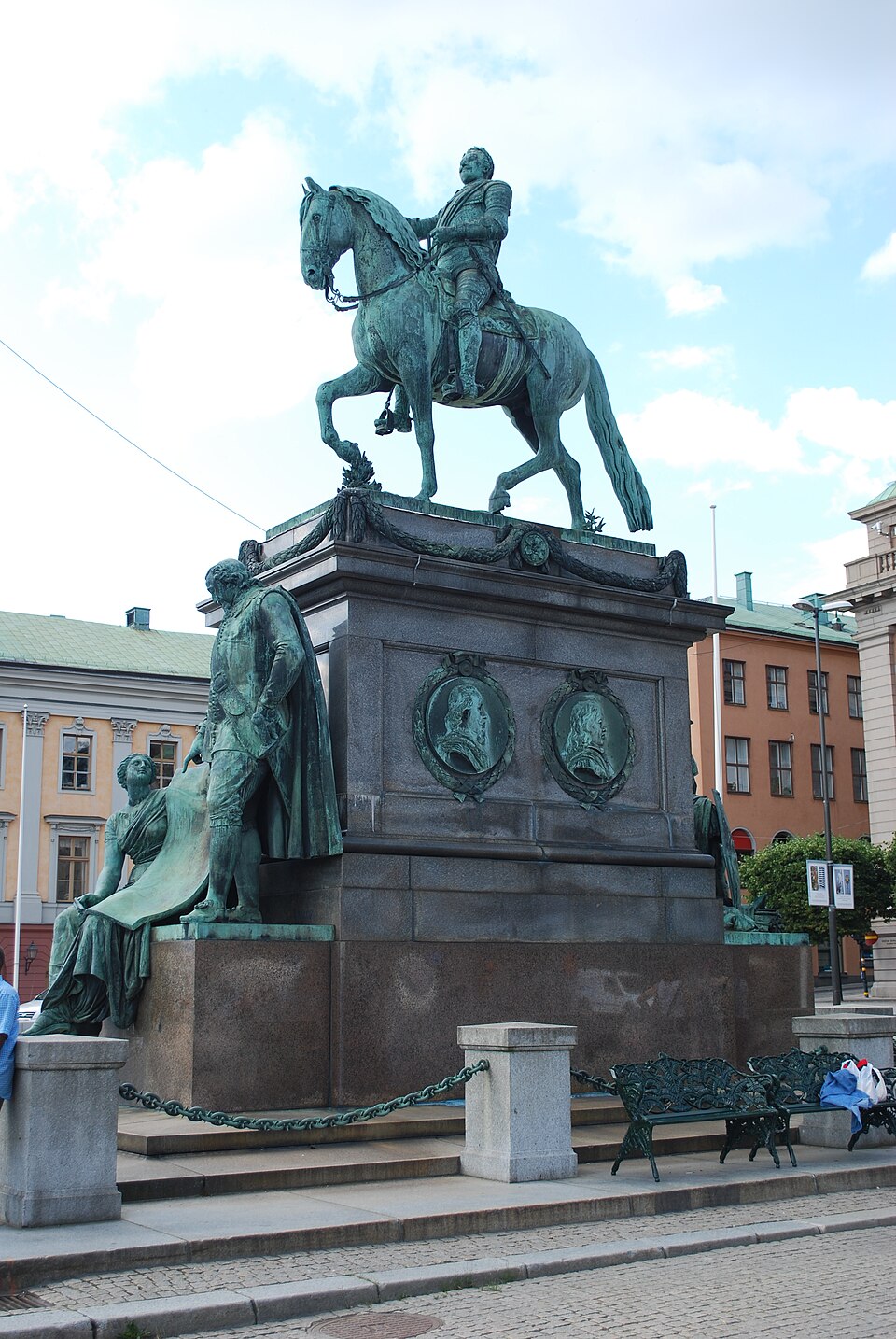 Gustav II Adolfs staty, Stockholm