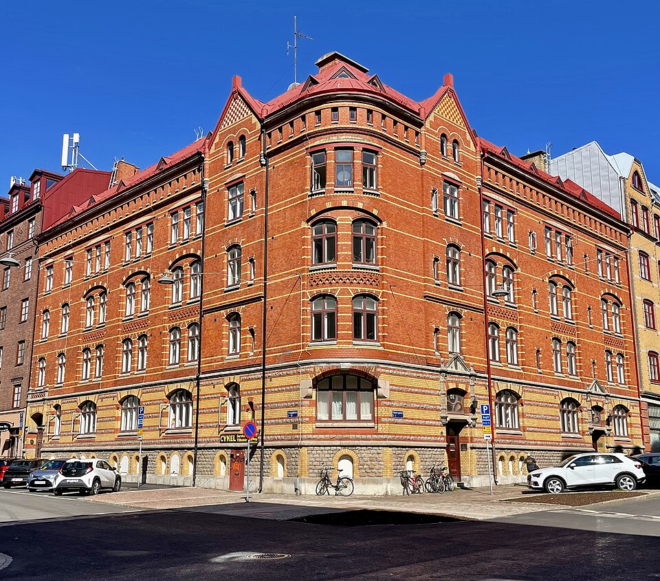 Cornerhouse at Sveagatan-Majorsgatan in Gothenburg.