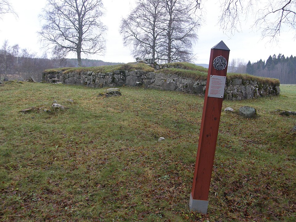 This is a picture of an archaeological site or a monument in Sweden, number Njurunda 123:1 in the RAÄ Fornsök database.