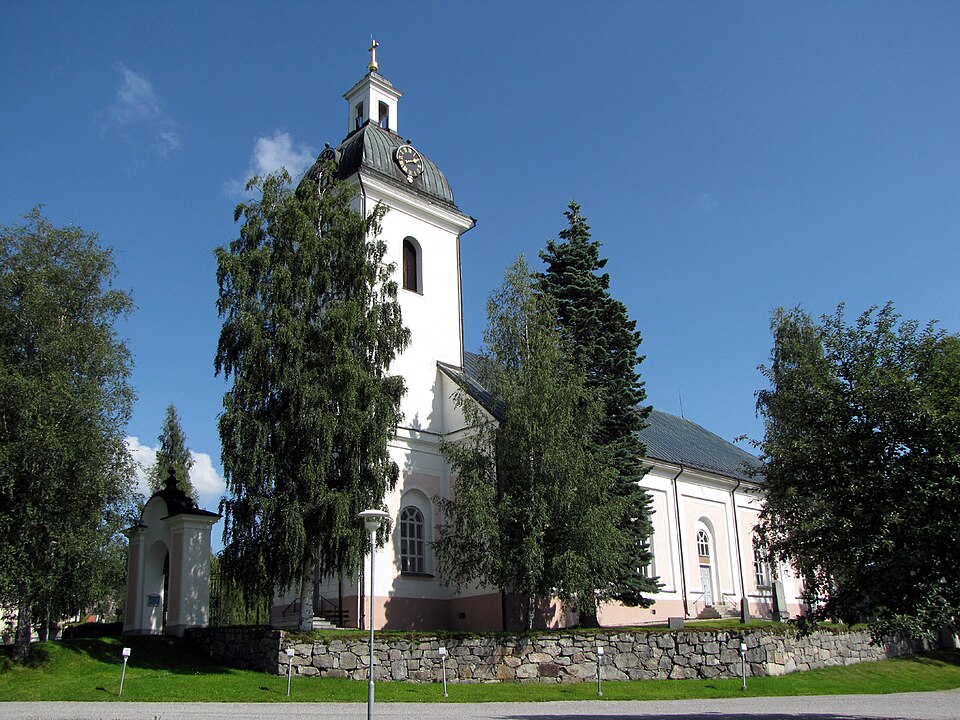 Arnäs kyrka in Arnäs, Sweden