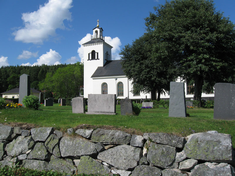 Hassela lutheran church in northern Hälsingland, Sweden.
