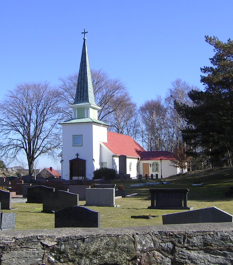 The church building of the Church of Sweden at the island of Donsö in the Southern Gothenburg archipelago.