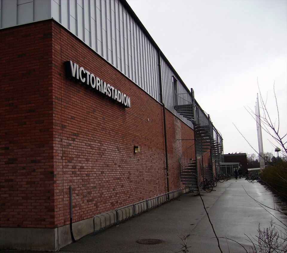 Victoriastadion in Lund, Sweden.