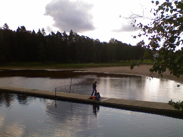 Sweden. Stockholm County. Haninge Municipality. Handen. Övre Ruda Lake