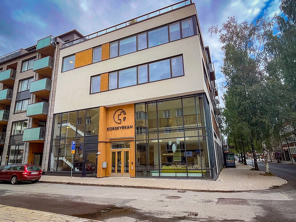 Korskyrkan i Umeå i september 2023