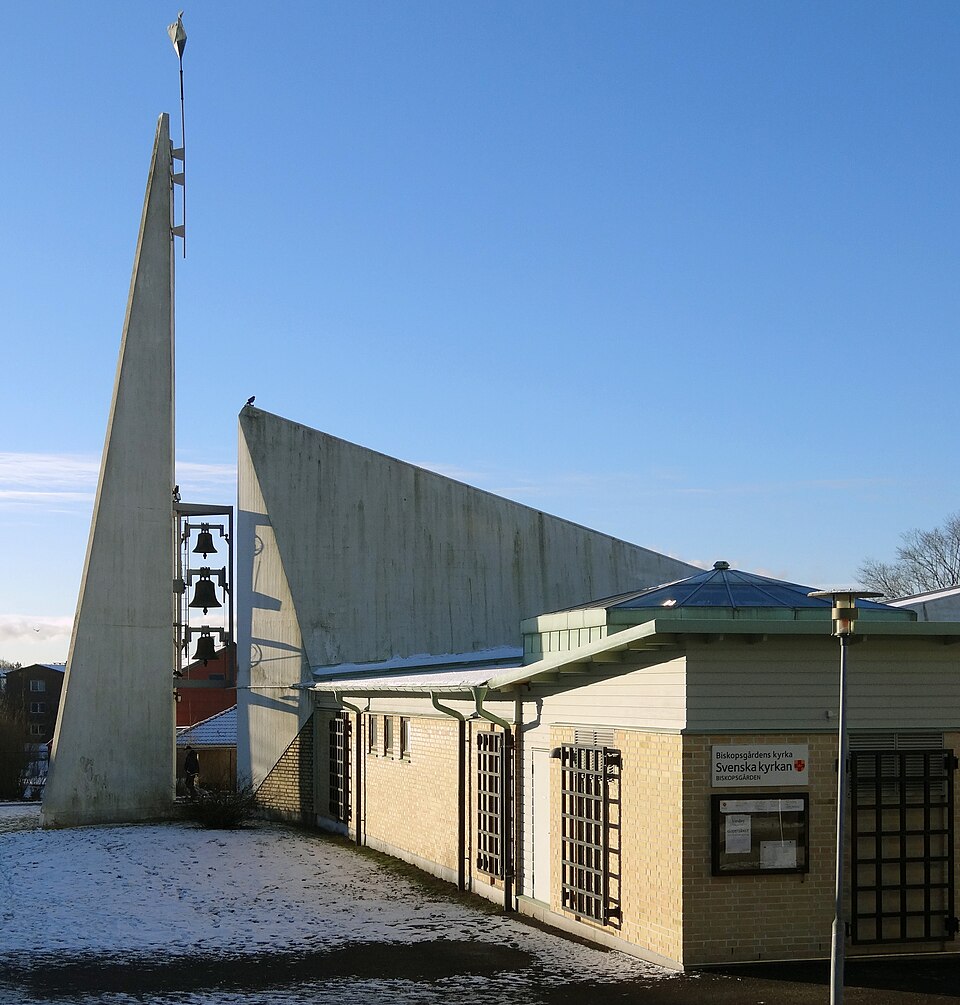 Biskopsgården Church in Göteborg, Sweden.