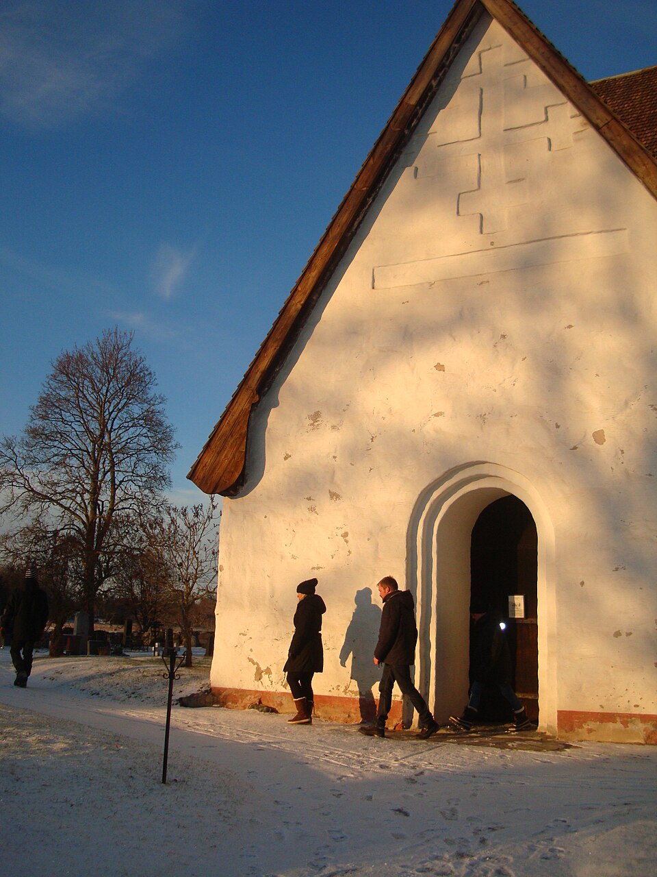Valö kyrka från sent 1200-tal. Norduppland, Östhammars kommun.