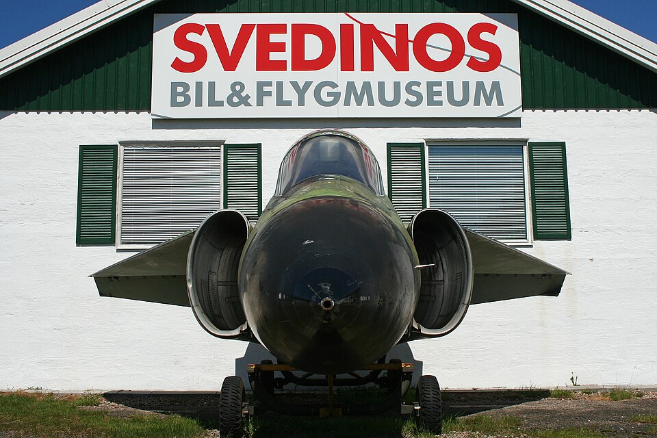 Outside the museum, and the only external clue as to what lies within these buildings!! Svedinos Museum, Ugglarp. 02-6-2012