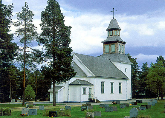 Seskarö Church in Haparanda Municipality in northern Sweden