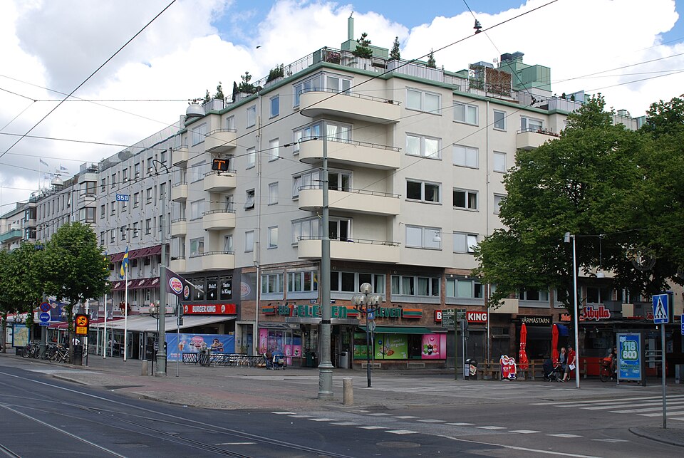 Kungsportsavenyn 14, city block 45 Kastellholm in quarter Lorensberg in Göteborg.