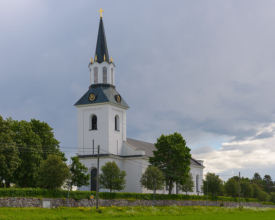 Västlands kyrka (church), Tierp Municipality. Västlands parish, Archdiocese of Uppsala, Church of Sweden.