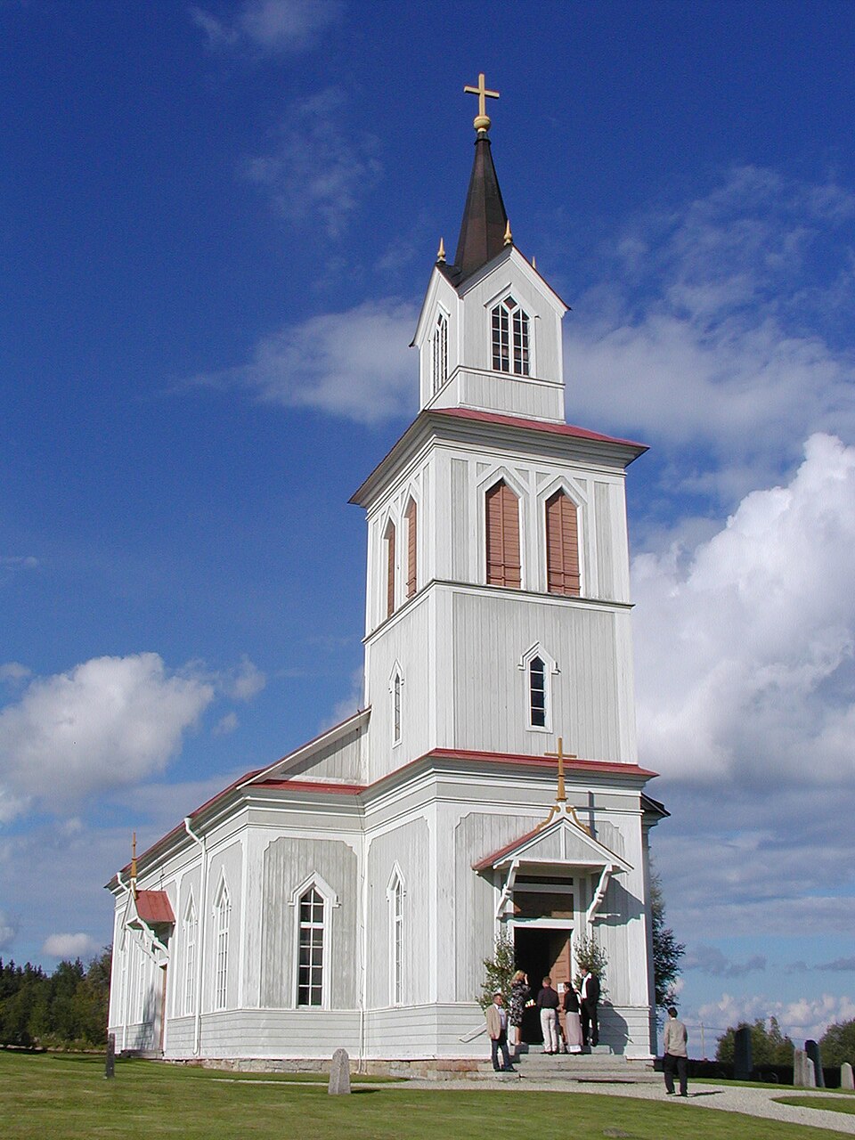 Åsarna gamla kyrka, byggd 1875-85.