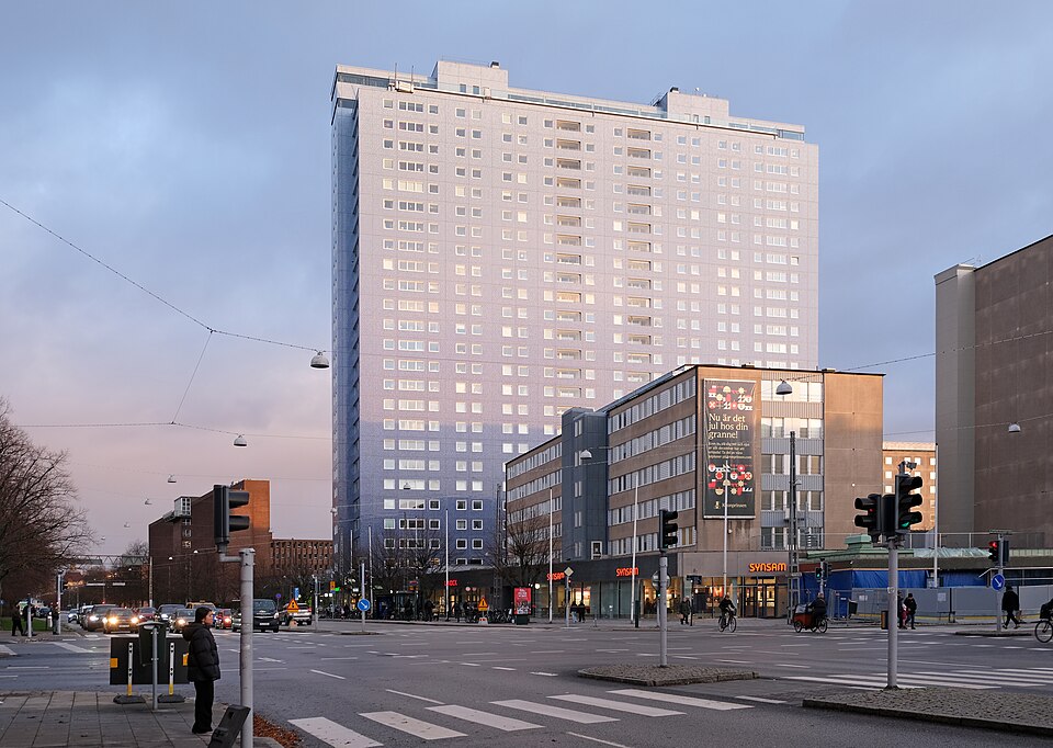 Kronprinsen, a high-rise building in Malmö, Sweden.