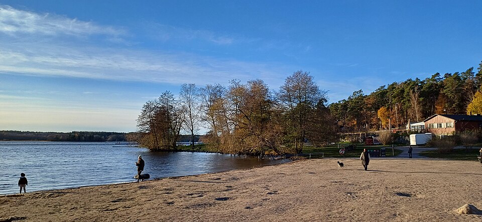 Ängbybadet i Södra Ängby i västra Stockholm
