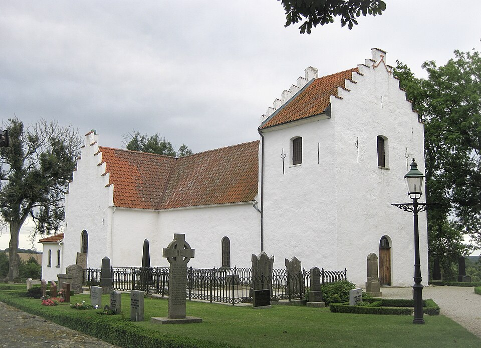 Röddinge church in Skåne, Sweden