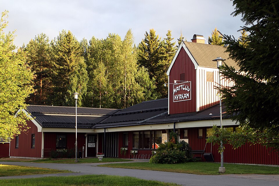 Matteuskyrkan i Boden, juli 2014.