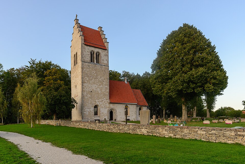 Västerhejde Church (Swedish: Västerhejde kyrka) is a medieval parish church in Västerhejde on the island of Gotland, Sweden. The church was built in Romanesque style during the 13th century, but under