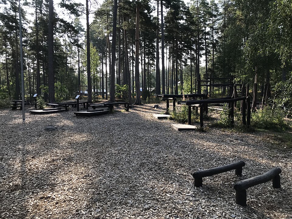 Svartbäcksmåla utegym, Augusti 2021