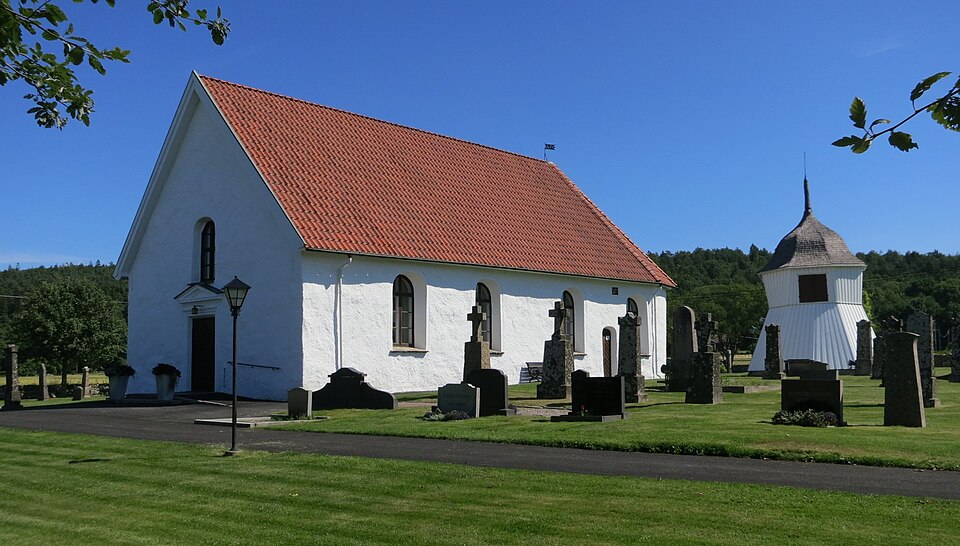 Stråvalla kyrka i norra Halland
