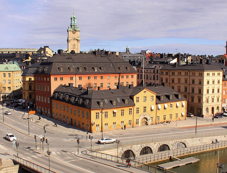 Ryning palace in Gamla stan, in Stockholm, Sweden. Northern and western fasades.