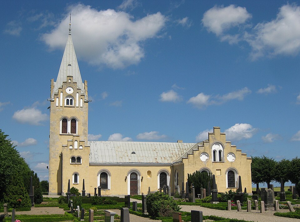 Östra Nöbbelöv church in Scania, Sweden