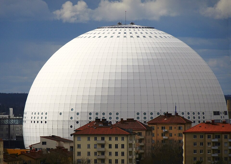 Globen från Hammarbybacken/toppen