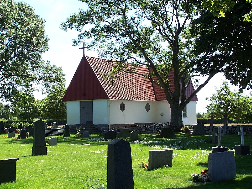 Avaskärs kapell (chapel) from northwest, Kristianopels församling (parish)