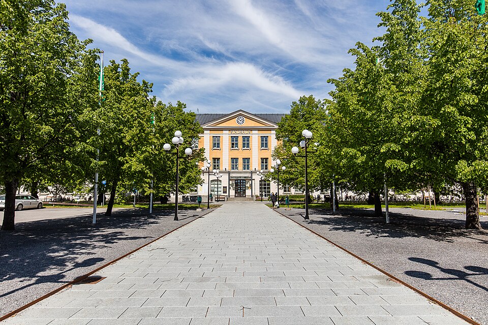The Alley in front of the city hall in Umeå, Sweden.