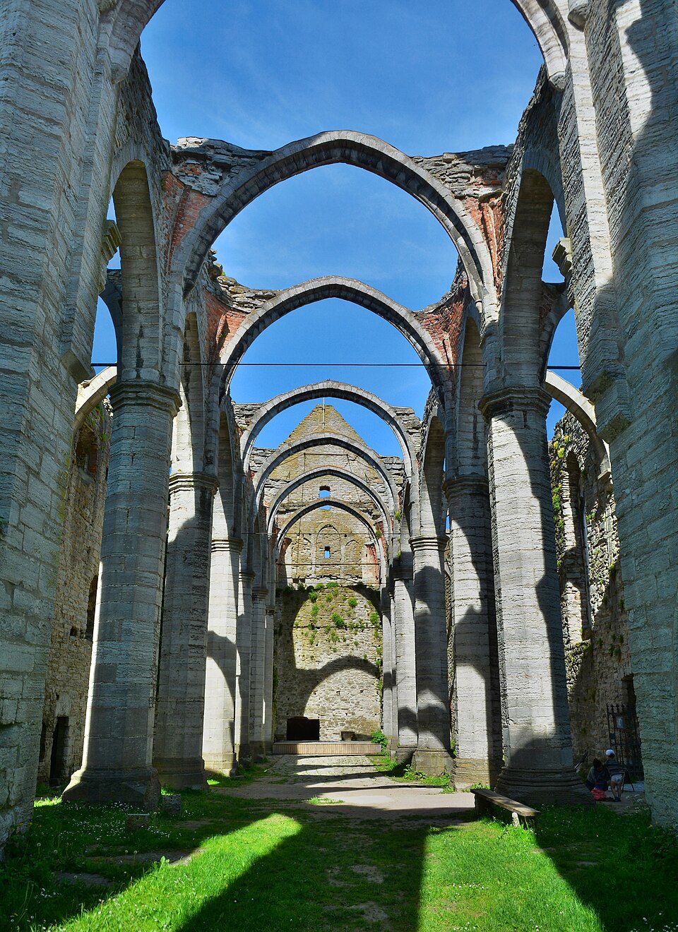 Saint Catherine church ruin in Visby