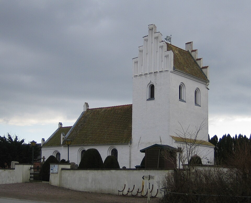 Västra Vemmerlövs kyrka, Skåne, Sweden