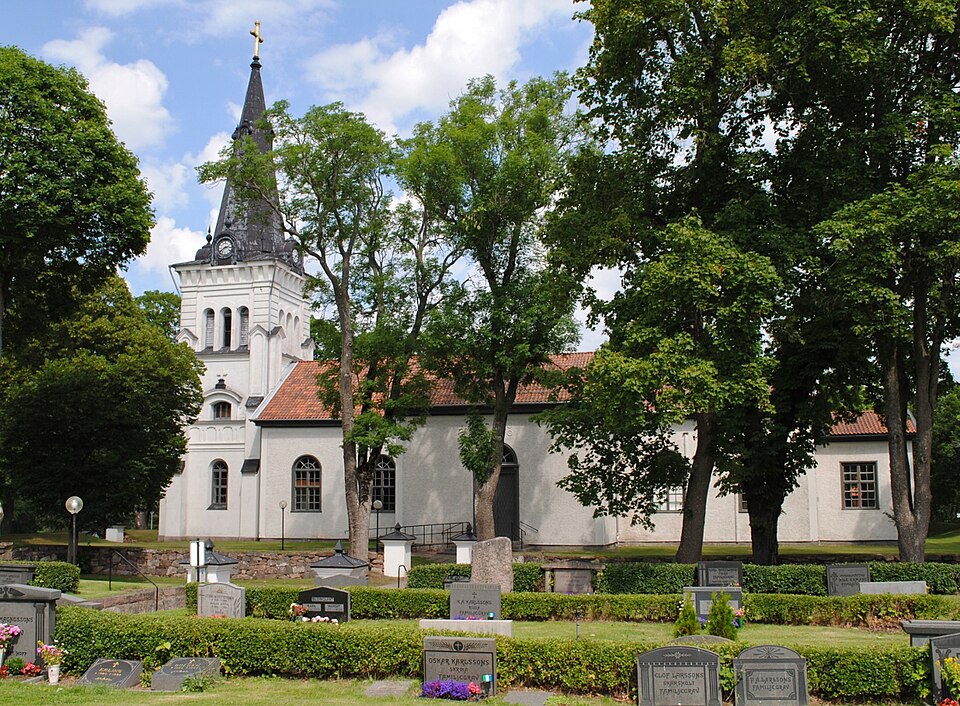 Fliseryd Church.Exterior from the west.